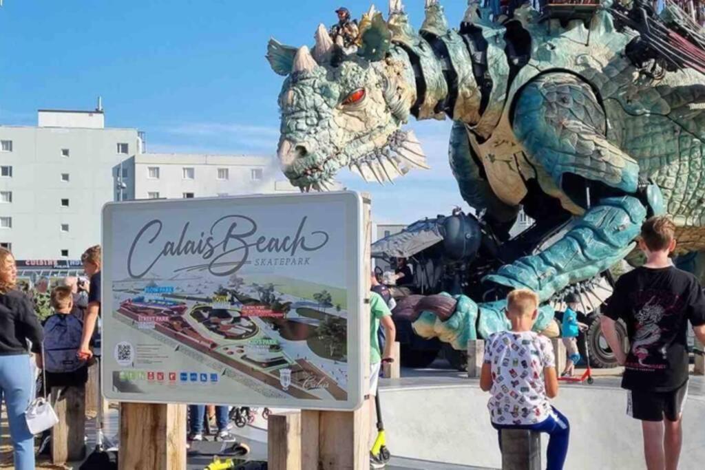La Plage Superbe Studio Refait A Neuf 加来 外观 照片